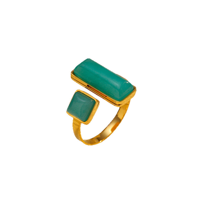 Wholesale Vintage Open Natural Stone Ring